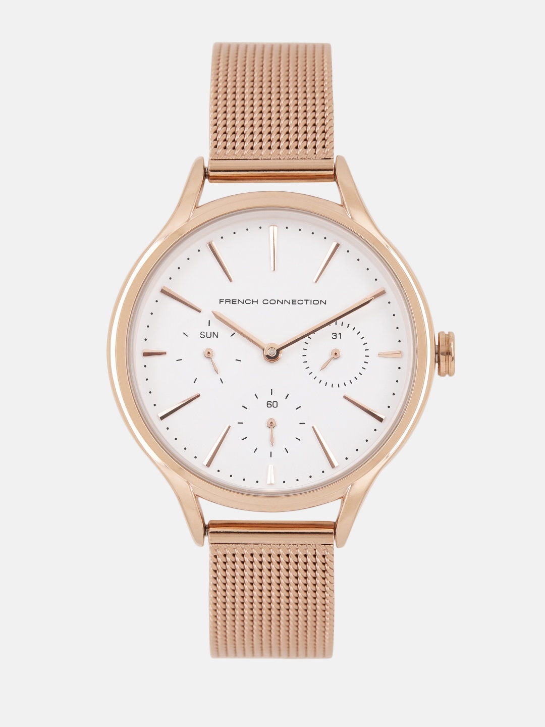 

French Connection Women White Analogue Watch FC1273RGM