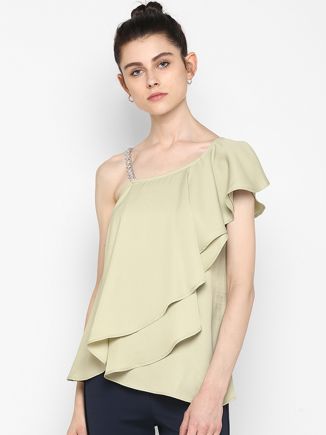 

Kazo Women Green Solid Top
