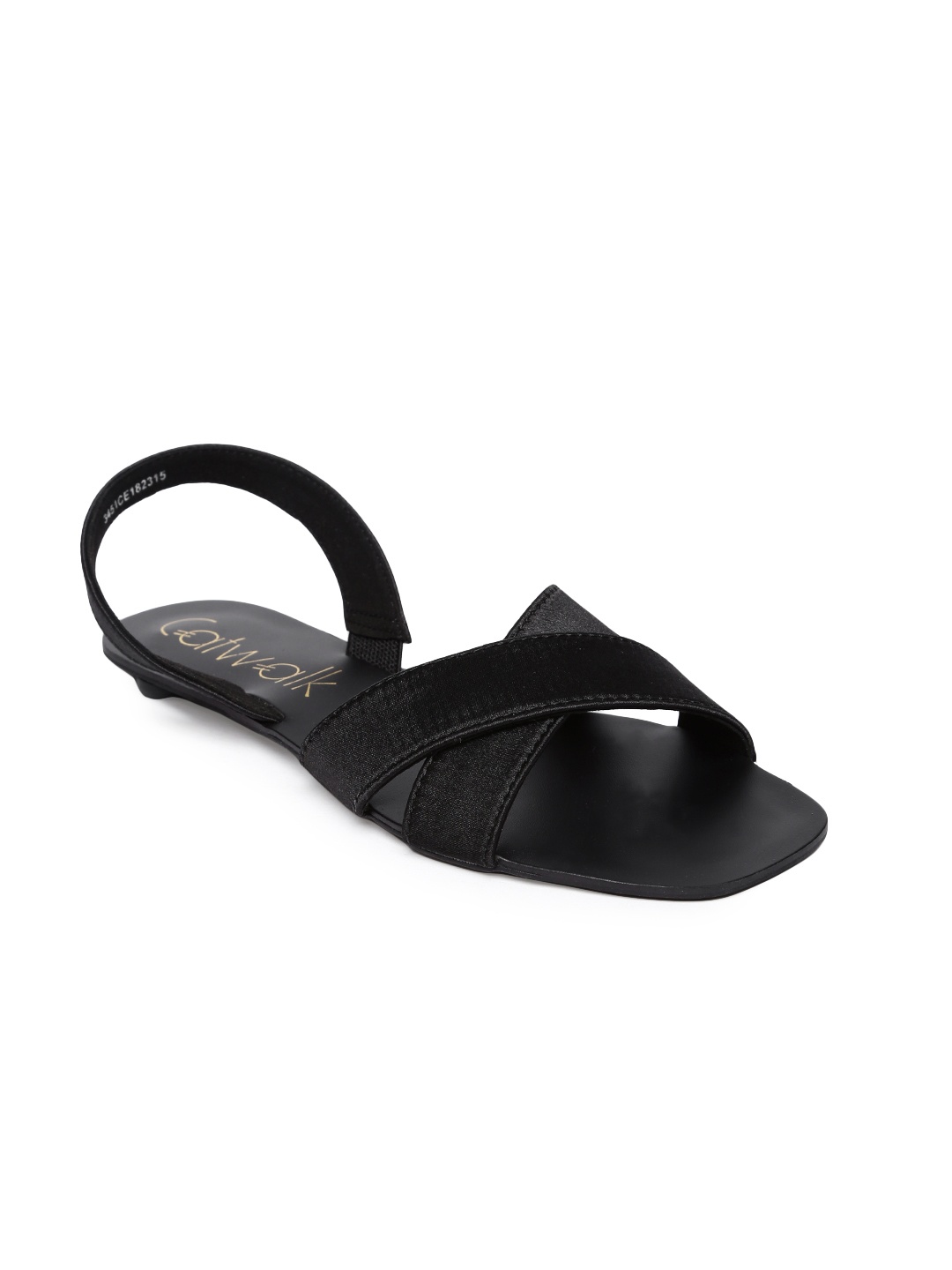 

Catwalk Women Black Solid Open Toe Flats