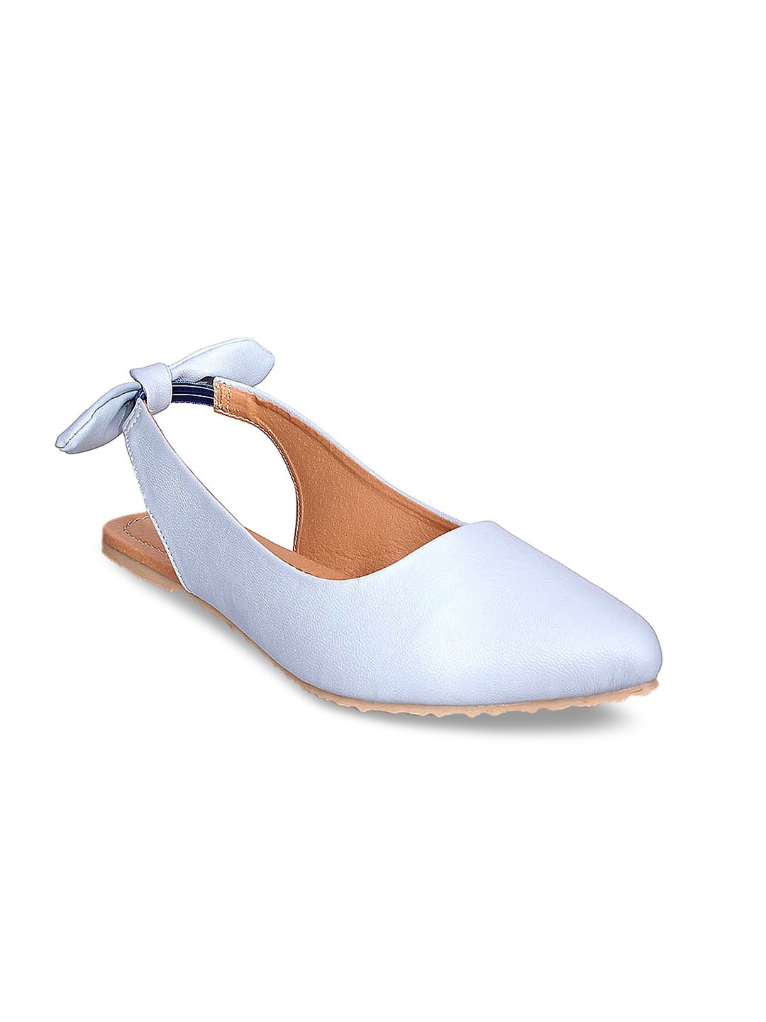 

GNIST Women Blue Solid Synthetic Ballerinas