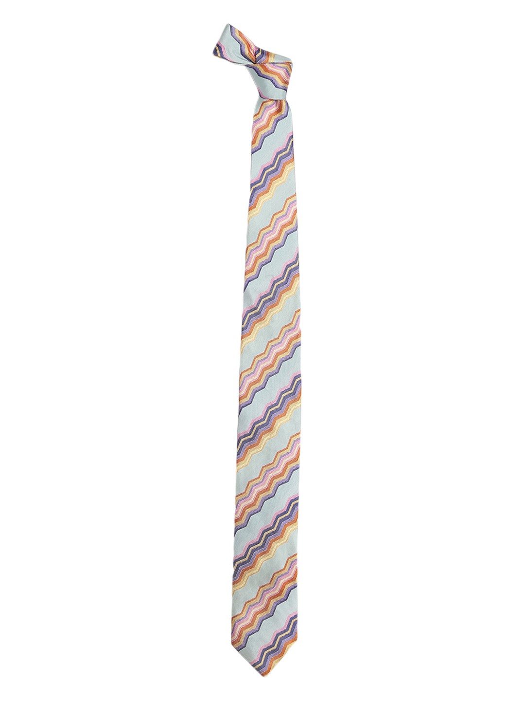 

Alvaro Castagnino Multicoloured Striped Skinny Tie, Multi