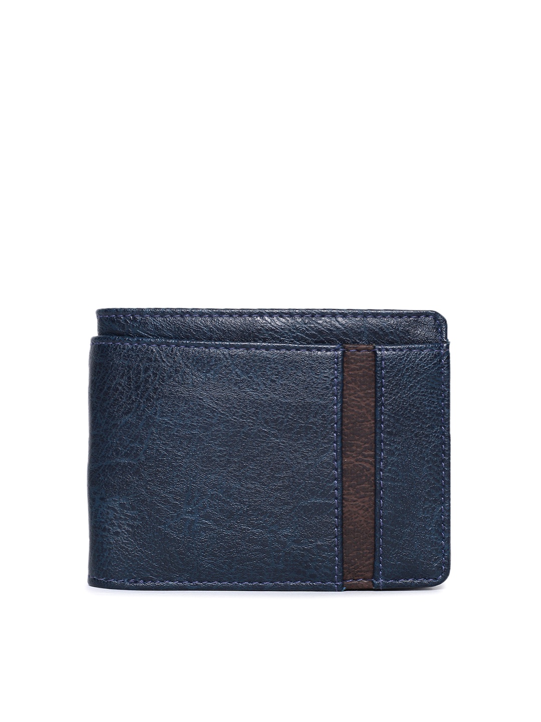 

Baggit Men Blue Solid Two Fold Wallet
