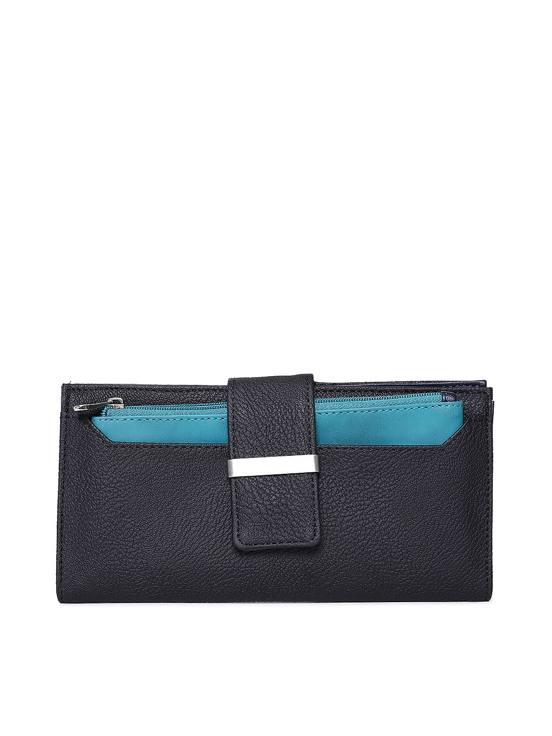 

Baggit Women Black Solid Two Fold Wallet