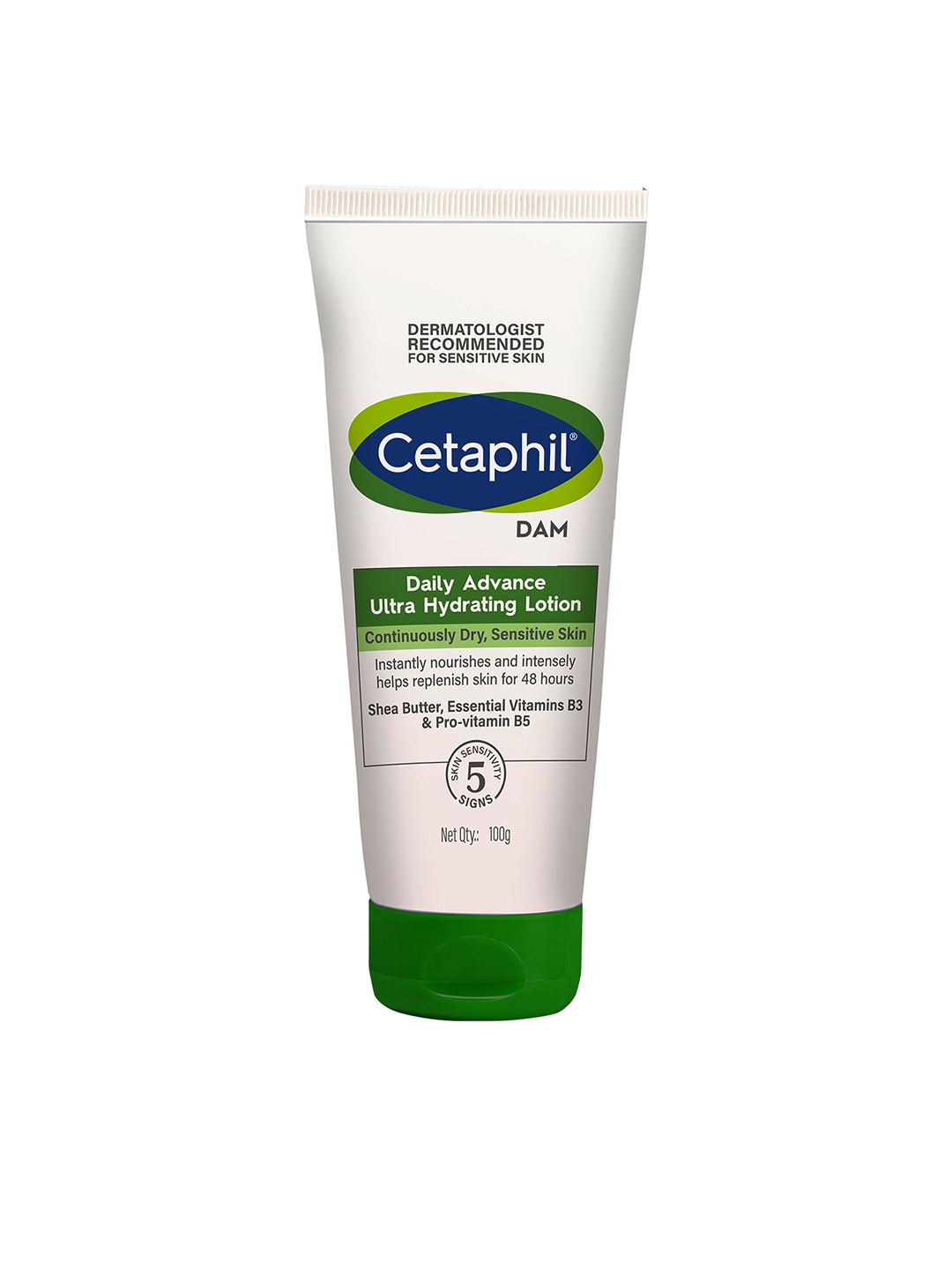 

Cetaphil DAM Ultra Hydrating Lotion Long Lasting Moisturizer for Face & Body - 100 g, White