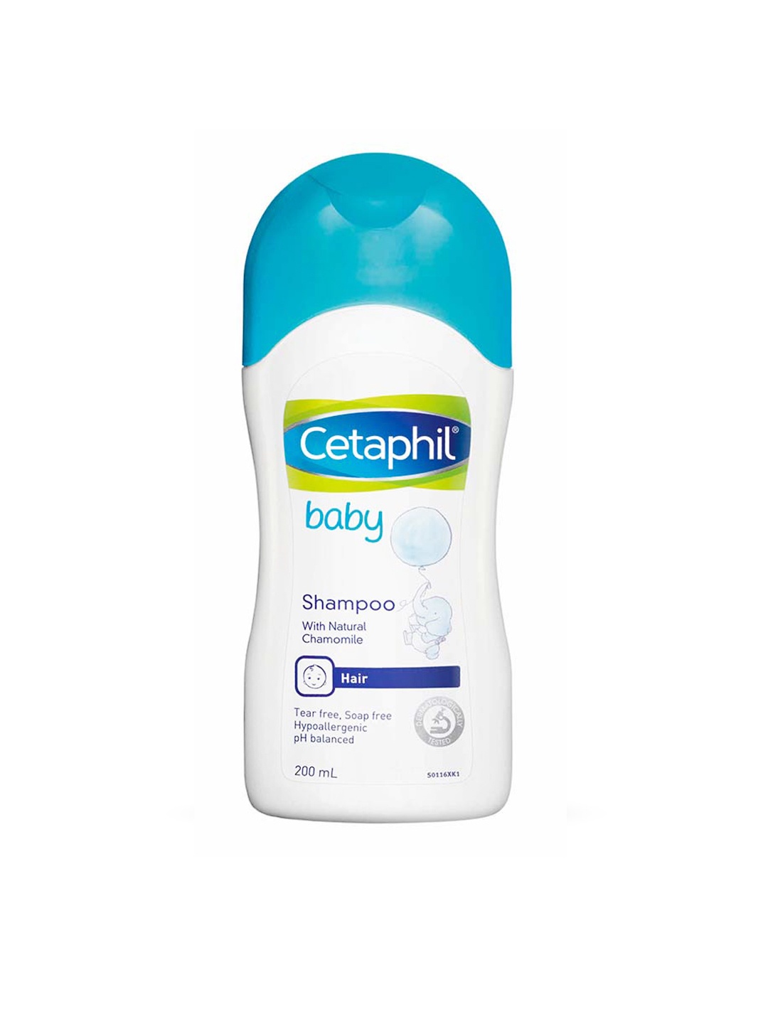 

Cetaphil Baby Shampoo with Chamomile & Tear Free Formula to Maintain Skin Barrier - 200 ml, Blue
