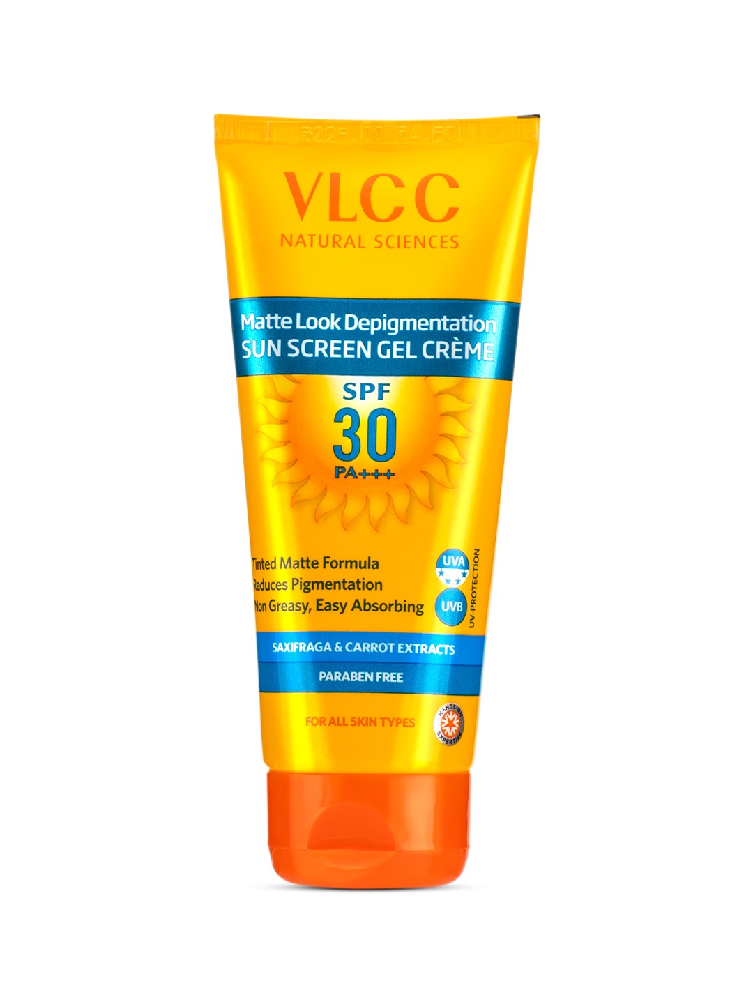 

VLCC Matte Depigmentation Look SPF 30 Sun Screen Gel Cream - 50g, Yellow