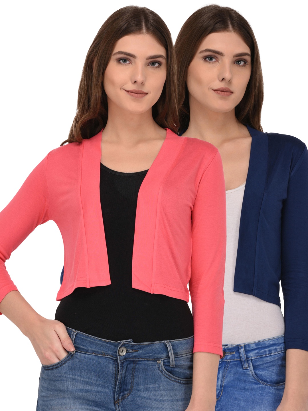 

Espresso Women Pack Of 2 Shrugs, Navy blue