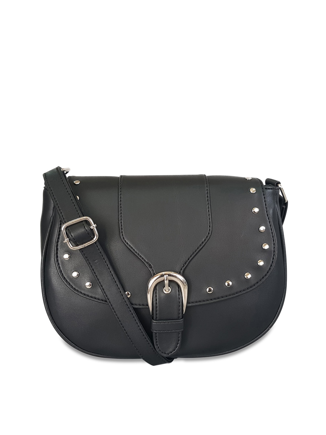 

Toteteca Black Solid Sling Bag