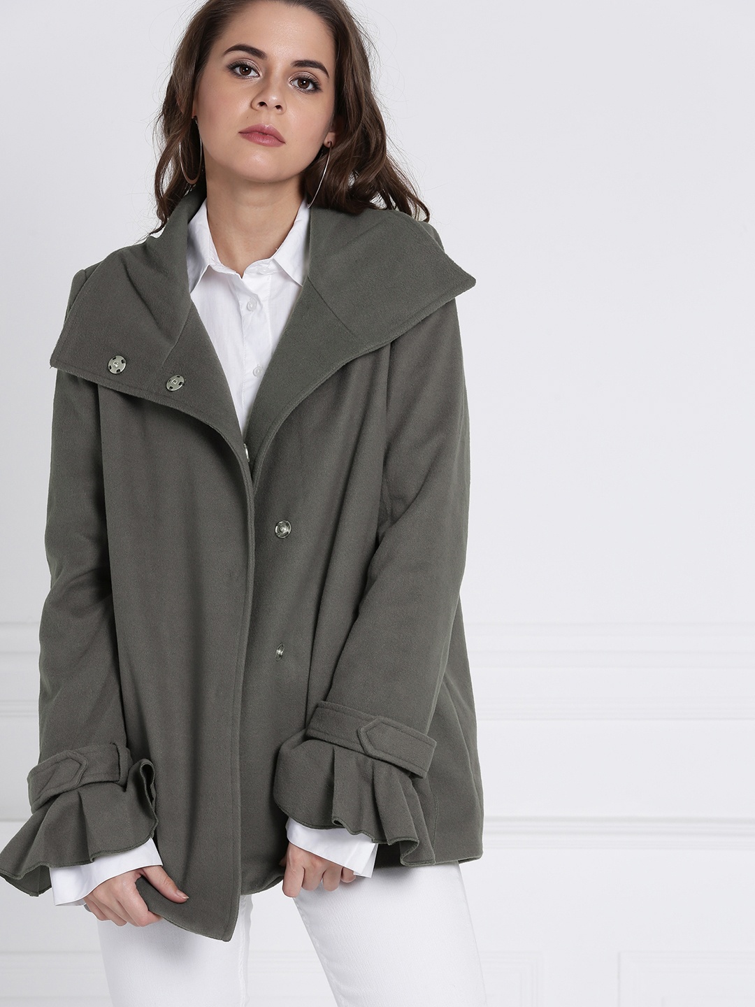 

all about you Women Grey Solid Tailored Jacket