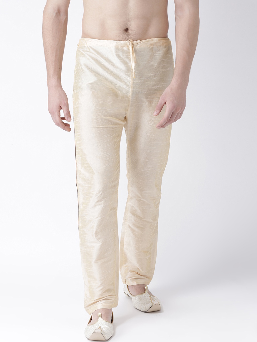 

DEYANN Men Cream-Coloured Mid-Rise Pyjamas