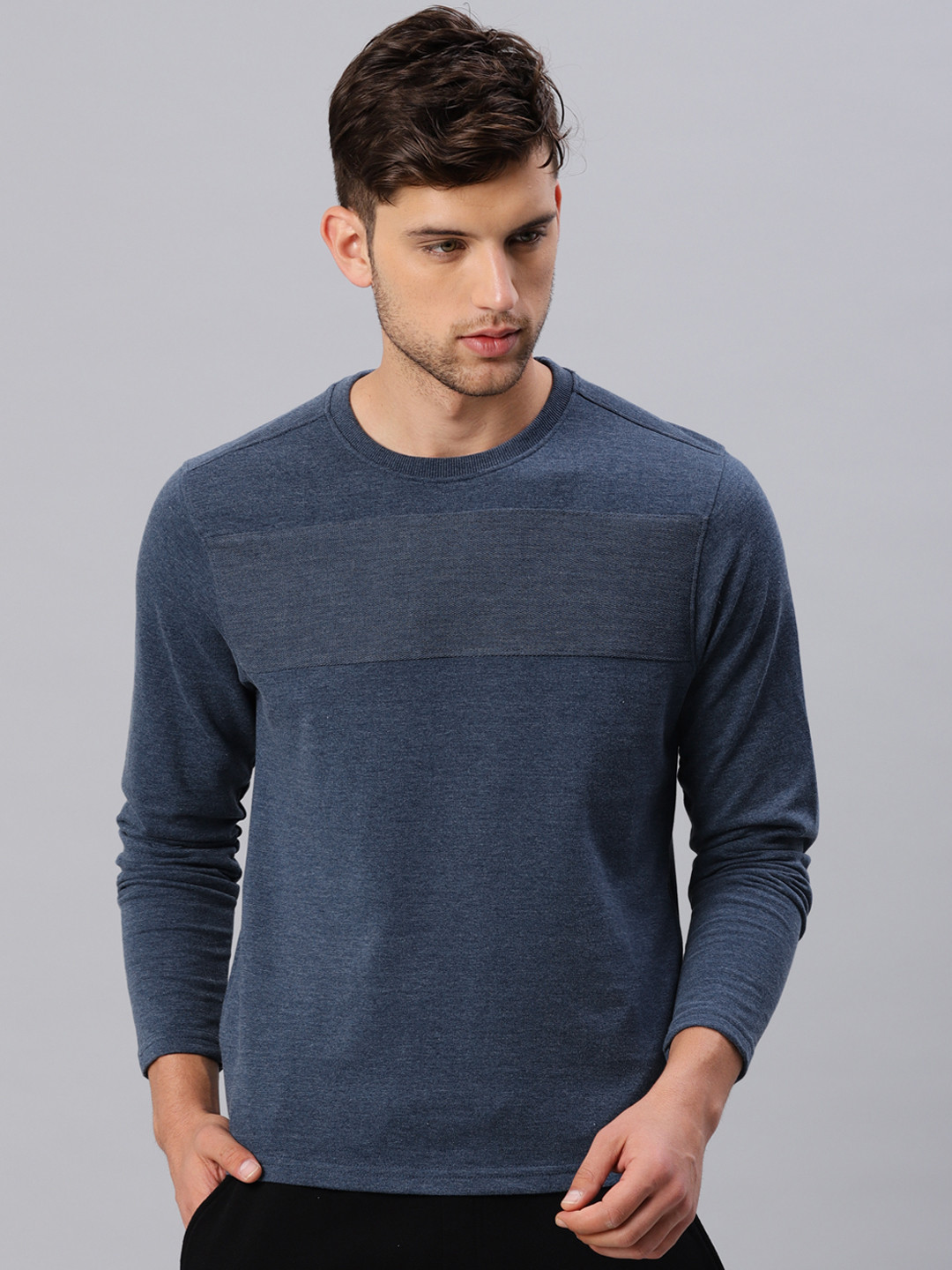 

HRX by Hrithik Roshan Men Blue Crew Neck Active Sweatshirt
