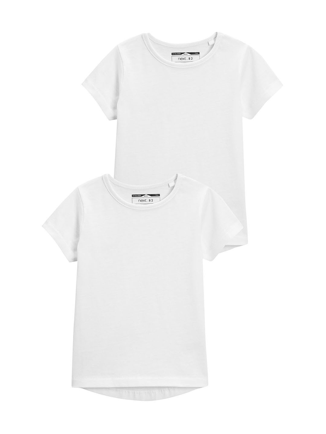

NEXT Boys Pack of 2 Regular Fit T-shirts, White