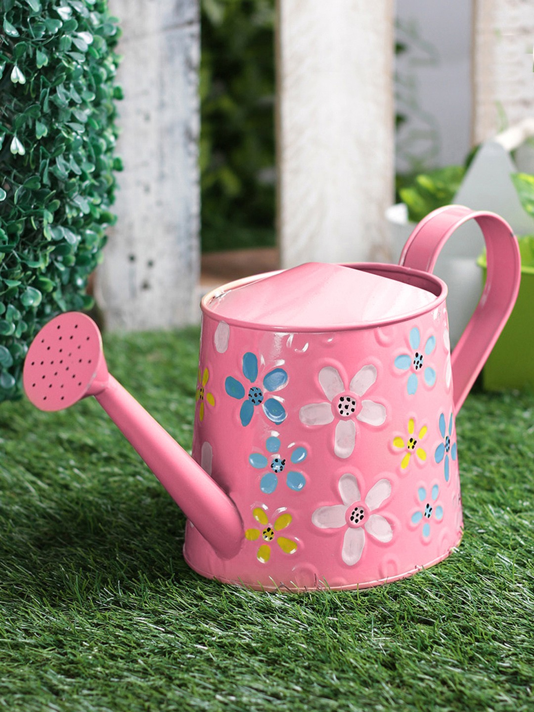 

green girgit Metal Pink Handpainted Watercane