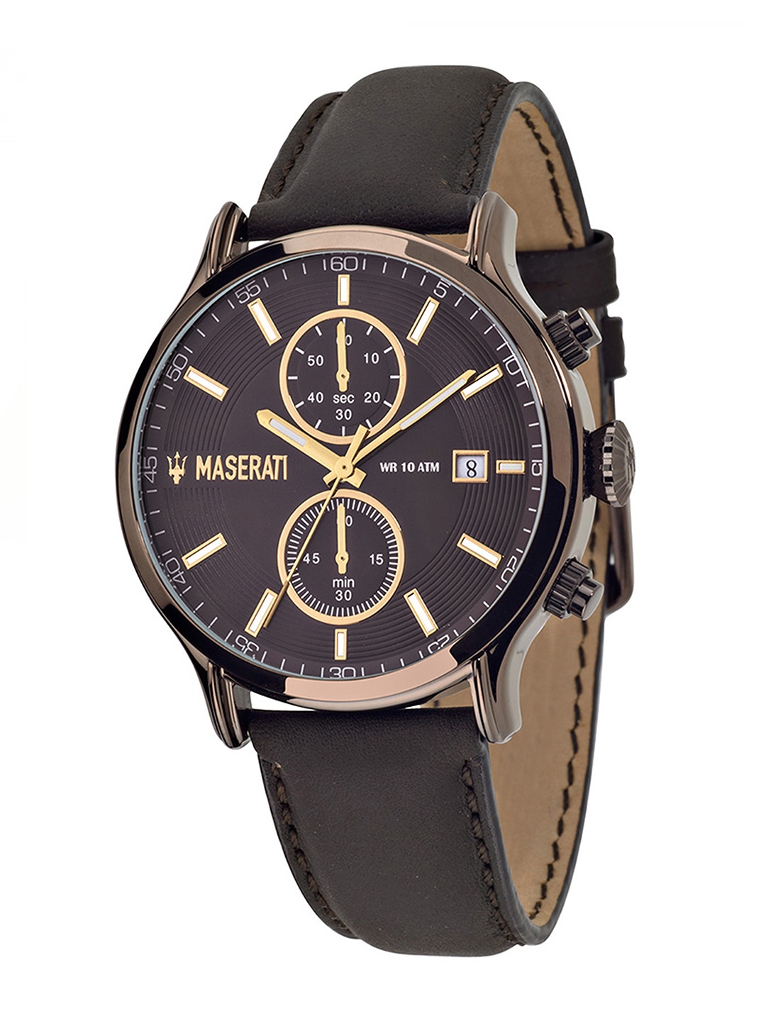 

Maserati Men Brown Analogue Watch
