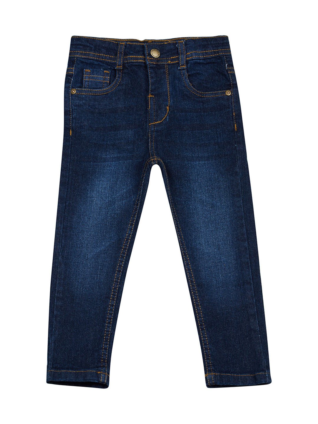 

TALES & STORIES Boys Blue Slim Fit Mid-Rise Clean Look Jeans
