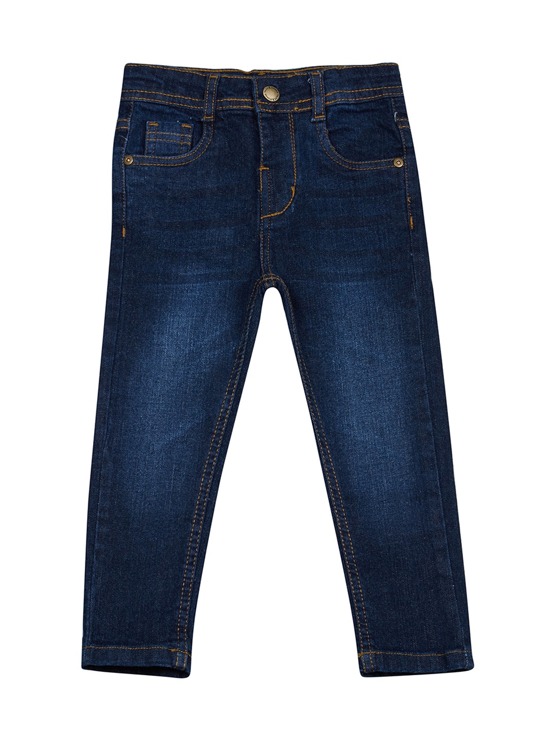 

TALES & STORIES Boys Blue Slim Fit Mid-Rise Clean Look Stretchable Jeans