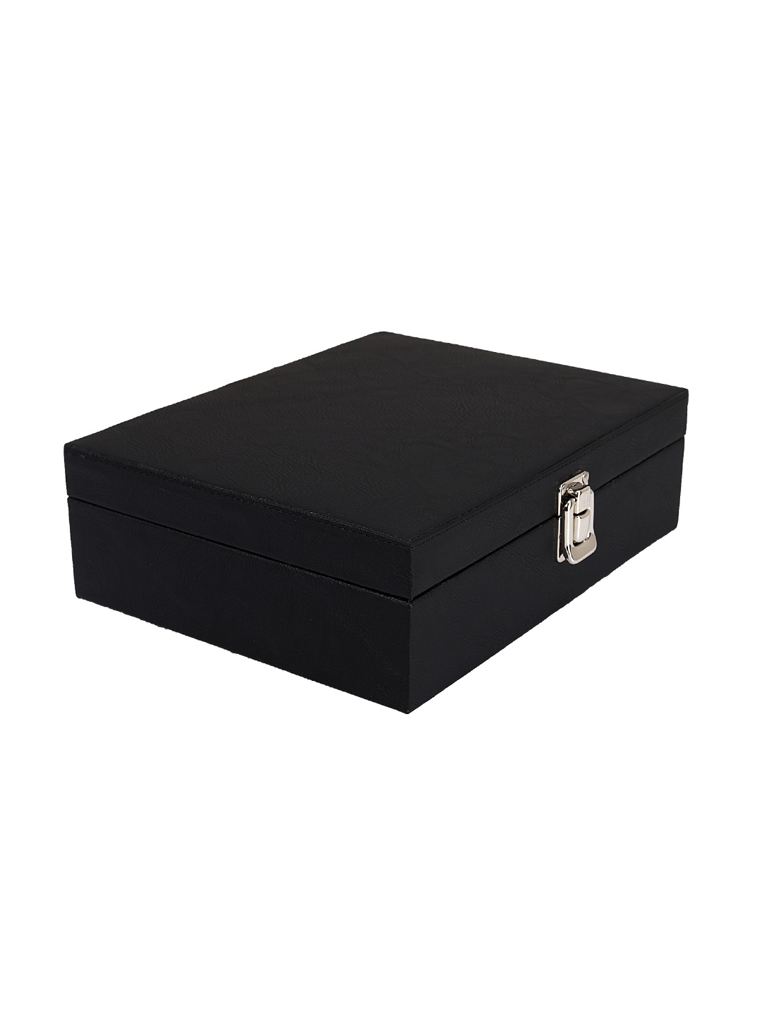 

Leather World Unisex 8 Slots Black Watch Organiser Box