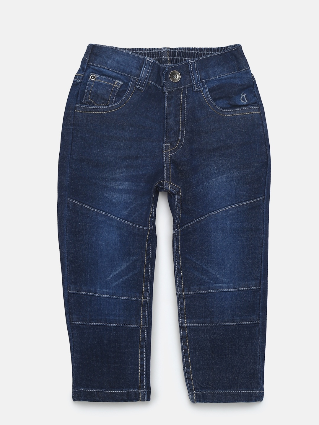 

Gini and Jony Boys Blue Slim Fit Mid-Rise Clean Look Stretchable Jeans