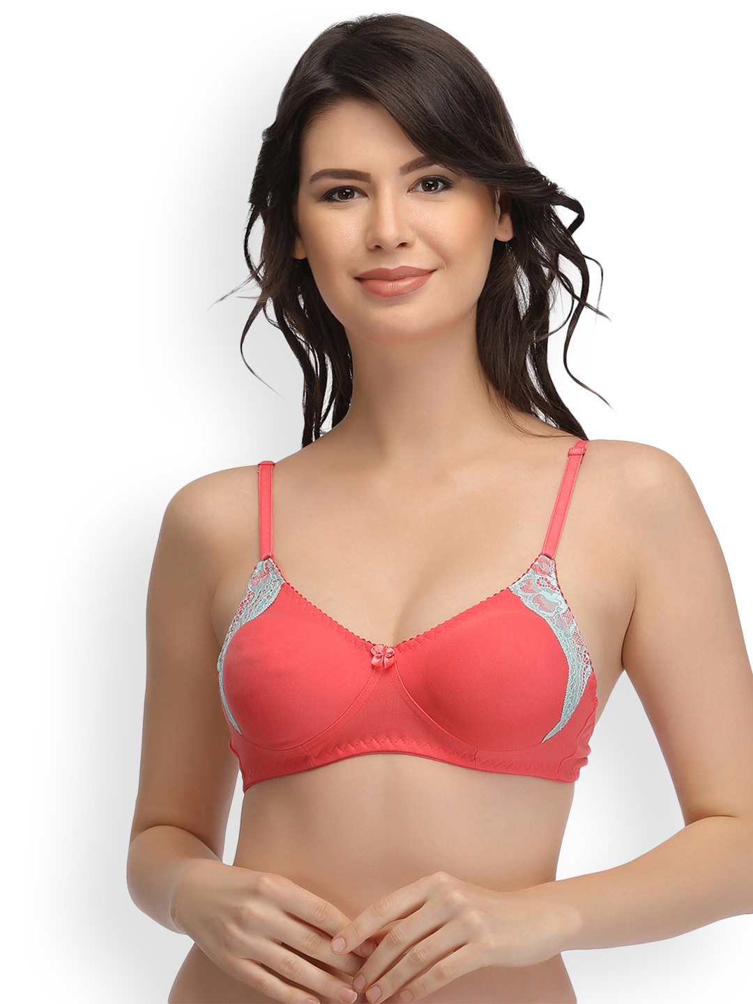 

Clovia Coral Solid Non-Wired Non Padded T-shirt Bra BR0707X23