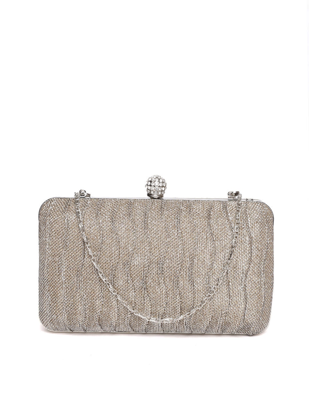 

Anouk Gold-Toned Textured Clutch
