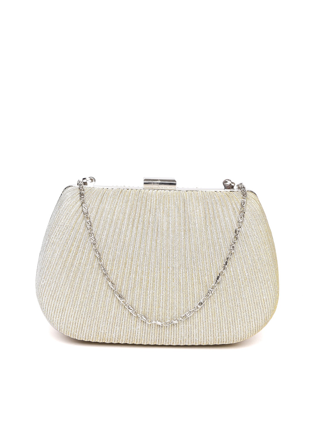 

Anouk Gold-Toned Textured Clutch