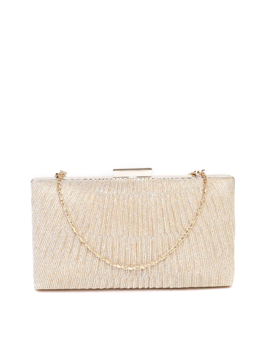 

Anouk Gold-Toned Textured Clutch