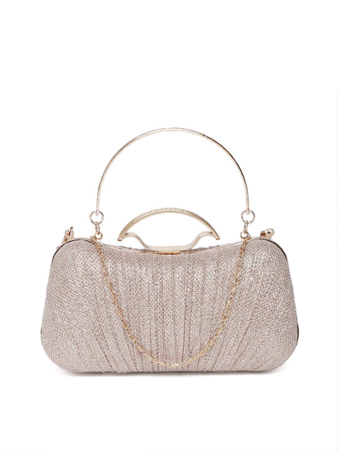 

Anouk Gold-Toned Shimmery Textured Clutch