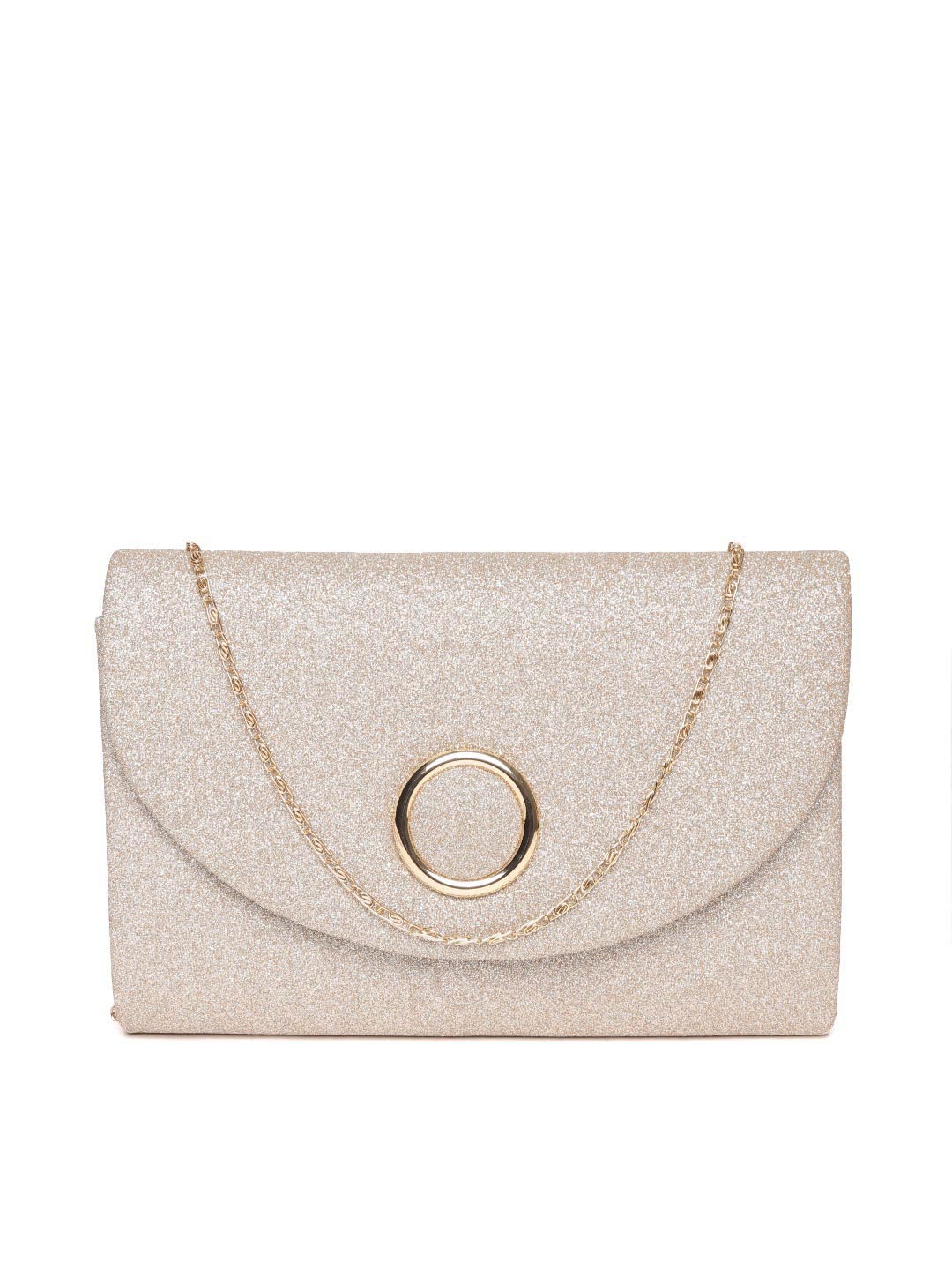 

DressBerry Gold-Toned Embellished Purse