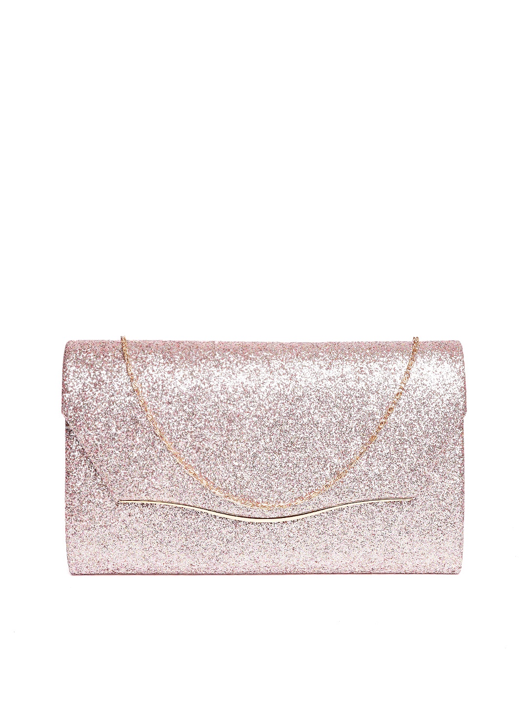 

DressBerry Rose Gold Shimmer Clutch