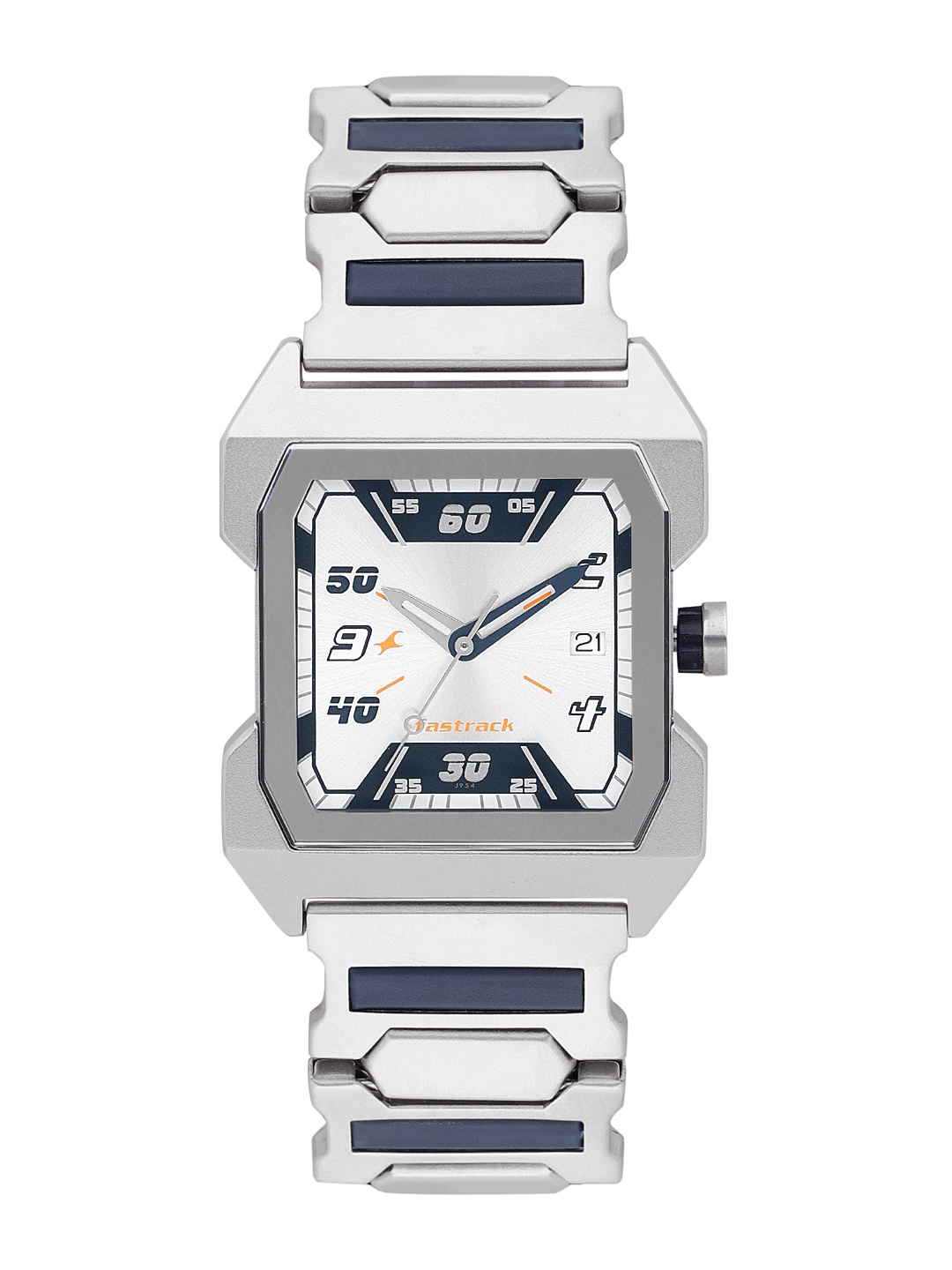 

Fastrack Men Silver-Toned Analogue Watch NK1474SM01_BBD1