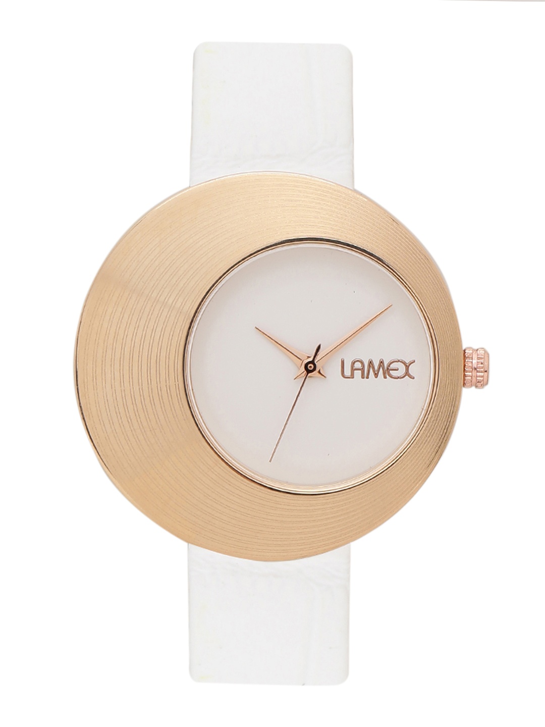 

LAMEX Women White Leather Analogue Watch SWIFT DLX 4508