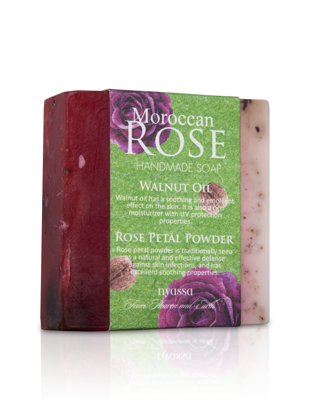 

Nyassa Unisex Moroccan Rose Handmade Soap 150g, Pink