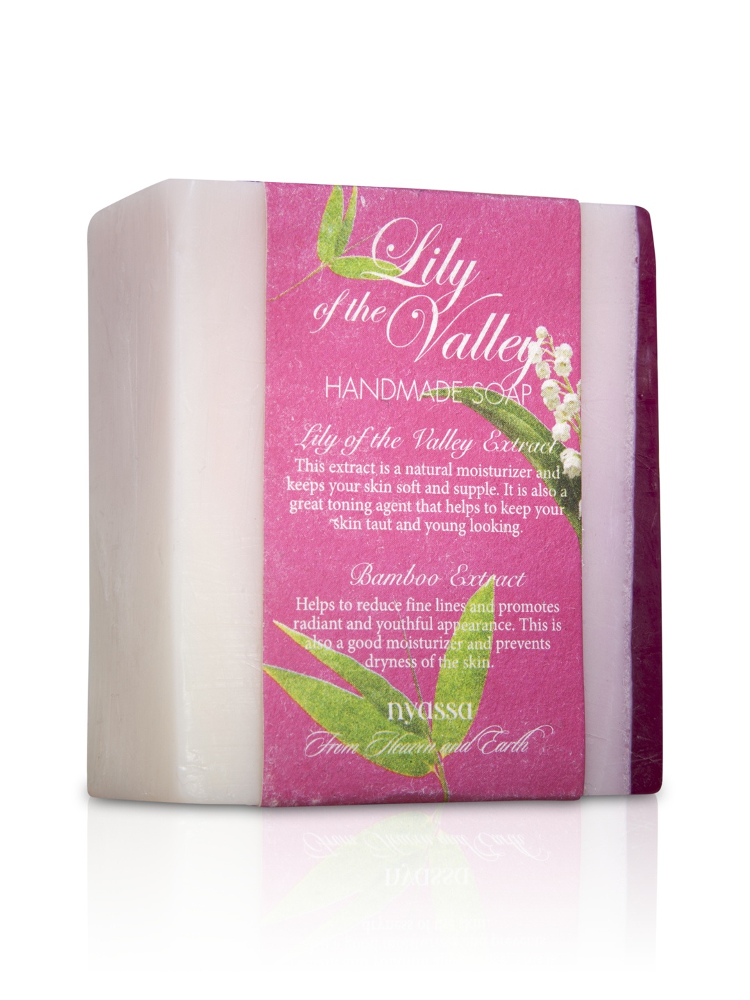 

Nyassa Unisex Lily Of the Valley Handmade Soap 150g, Off white