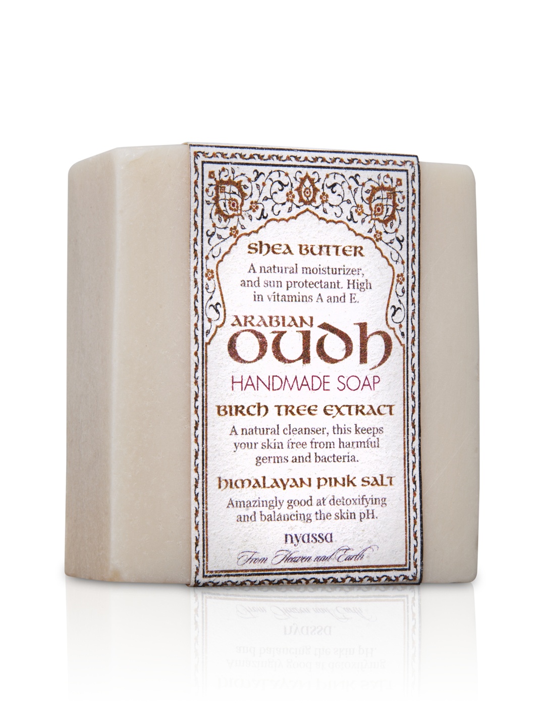 

Nyassa Unisex Arabian Oudh Handmade Soap 150g, Off white