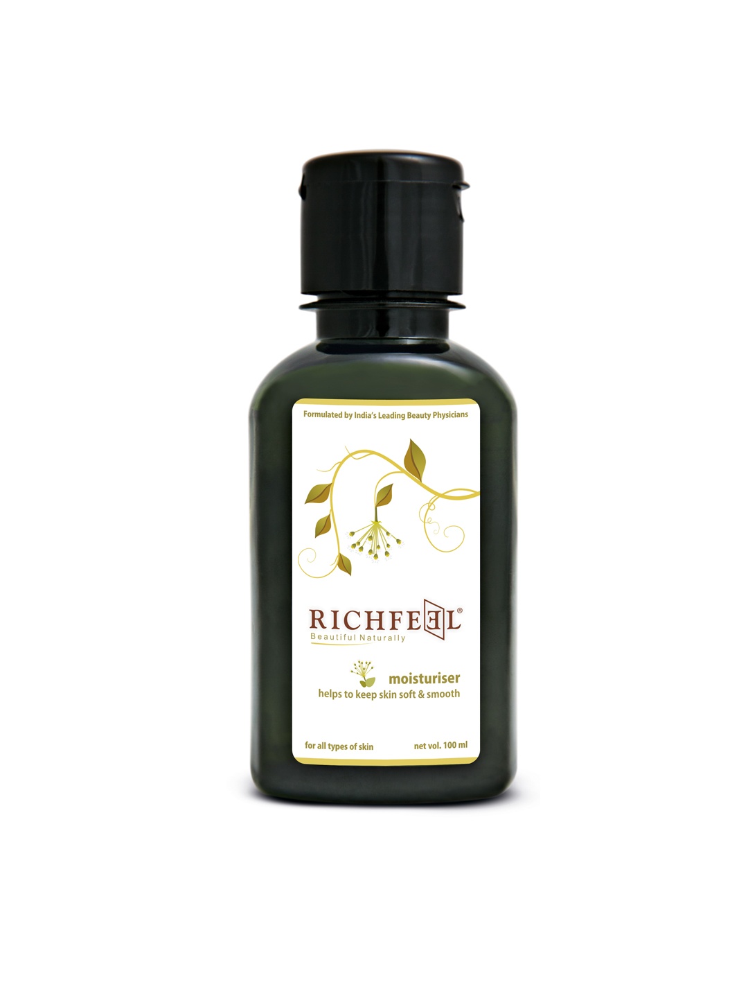 

Richfeel Moisturiser Helps to Keep Skin Soft & Smooth - 100 ml, Green