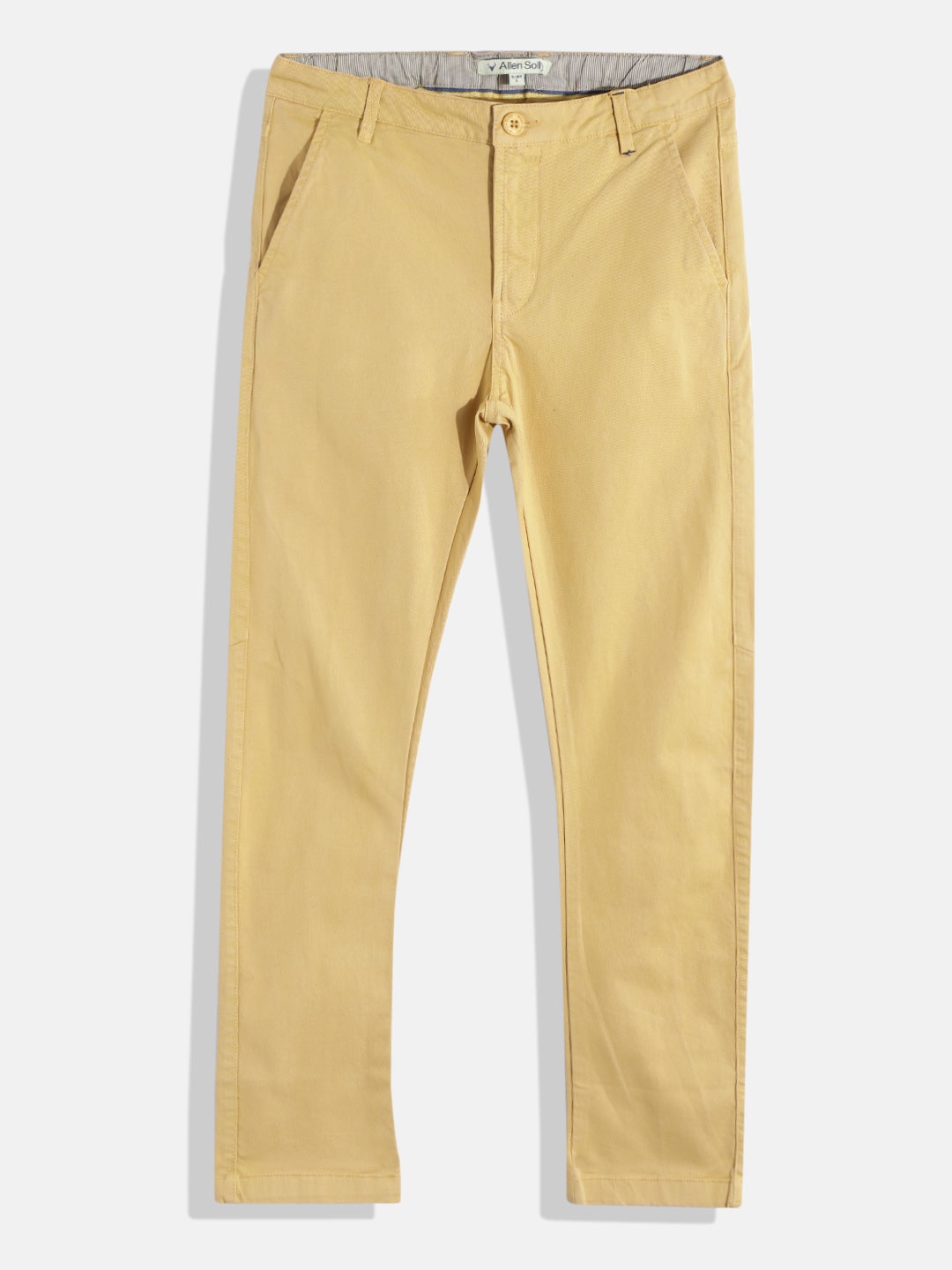 

Allen Solly Junior Boys Slim Fit Trousers, Mustard