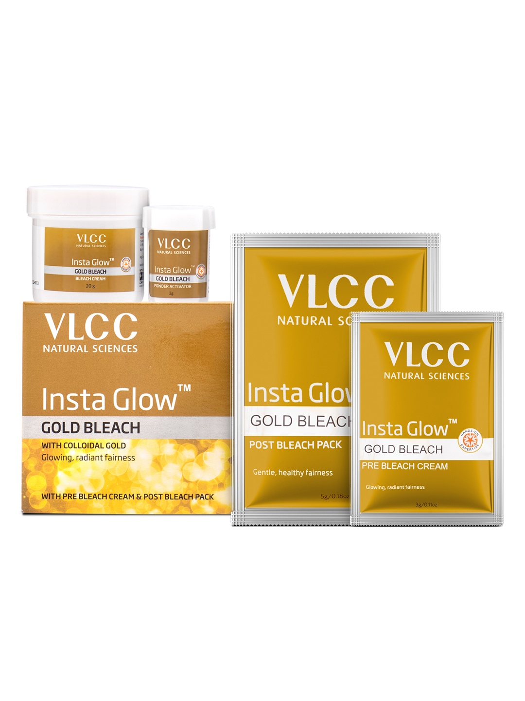 

VLCC Unisex Insta Glow Gold Bleach