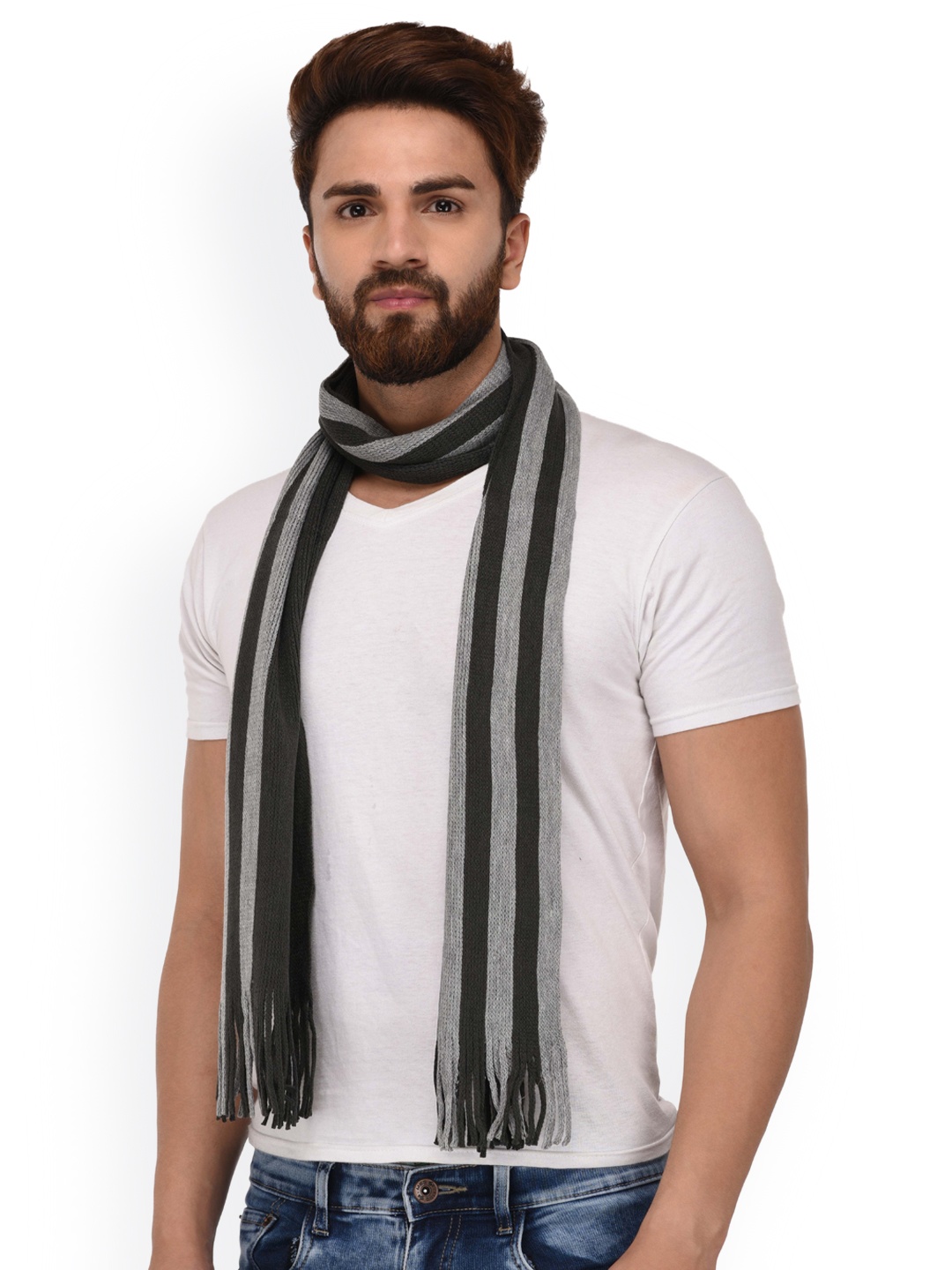 

FabSeasons Unisex Grey Muffler