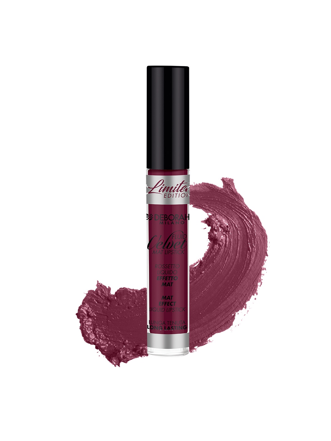 

Deborah Dark Grapes Fluid Velvet Mat Lipstick 16, Purple