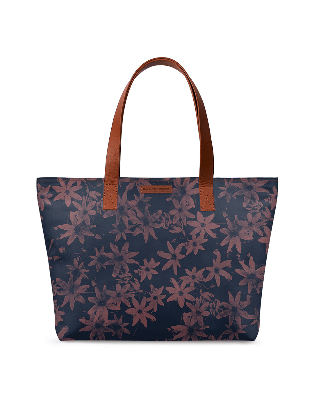 

DailyObjects Navy Blue Printed Tote Bag