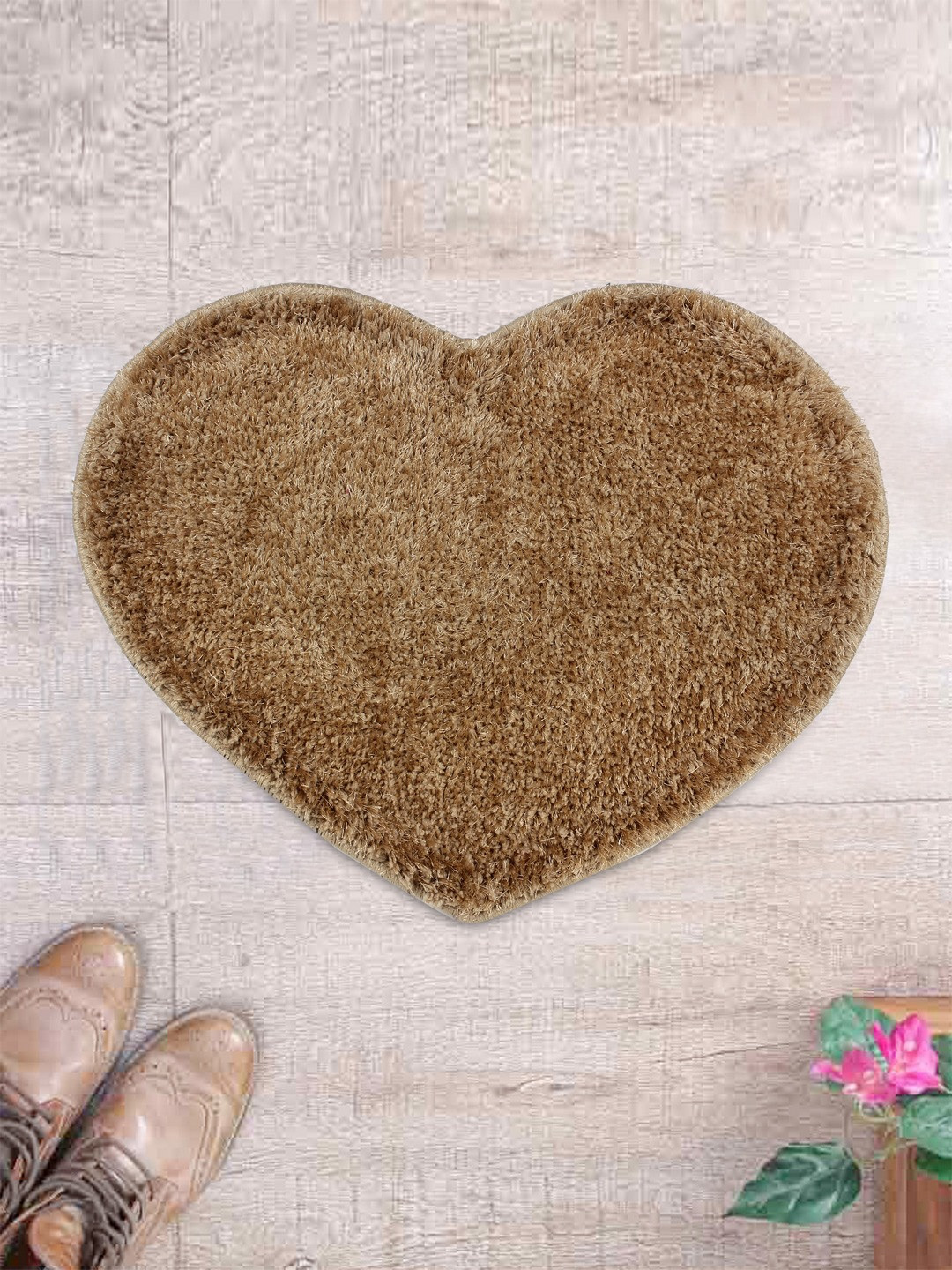 

ROMEE Brown Heart-Shaped Doormat