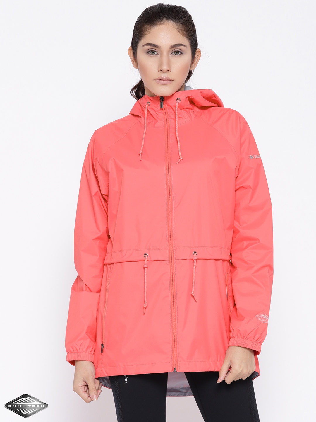 

Columbia Coral Pink Arcadia Casual Rain Jacket