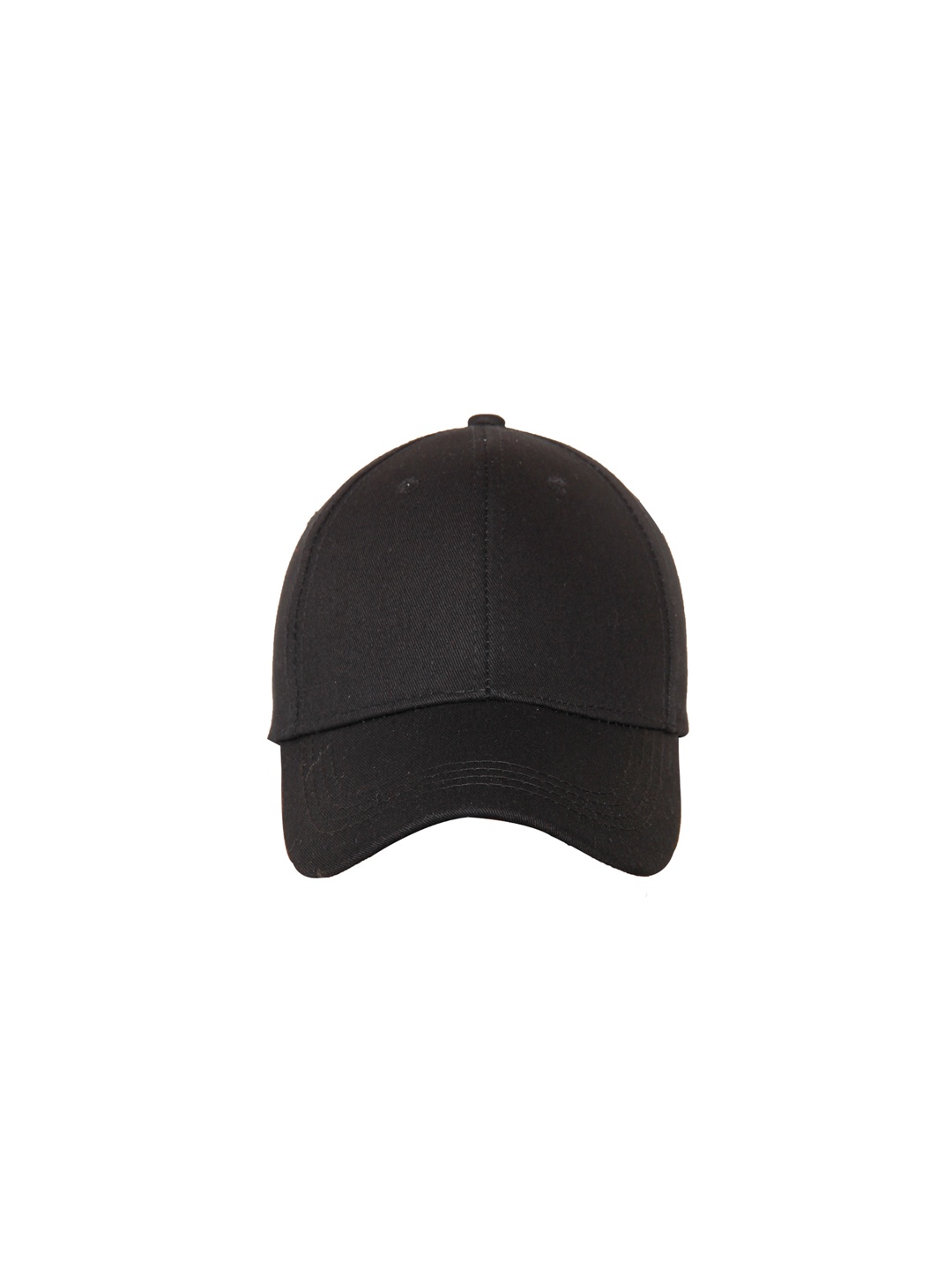 

FabSeasons Unisex Black Solid Baseball Cap