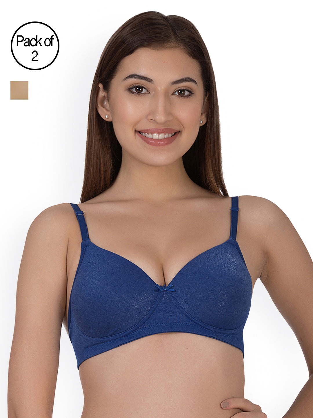 

Clovia Pack Of 2 Bra, Blue