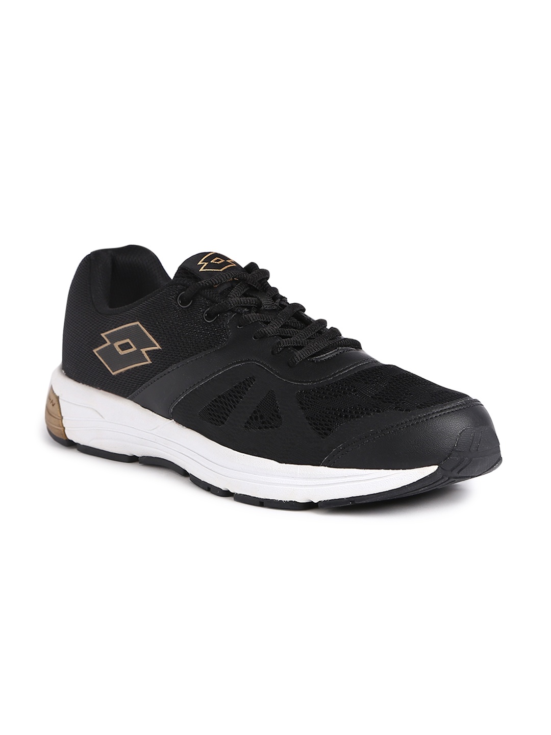 

Lotto Men Black Mesh Running Shoes