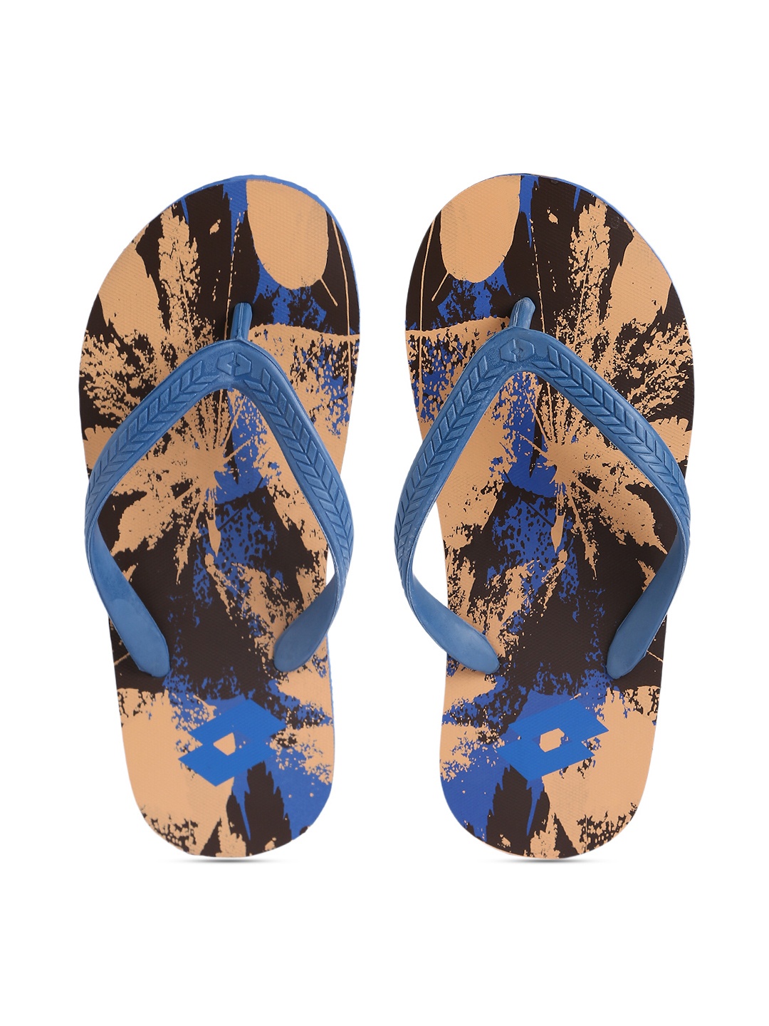 

Lotto Men Blue Printed Thong Flip-Flops