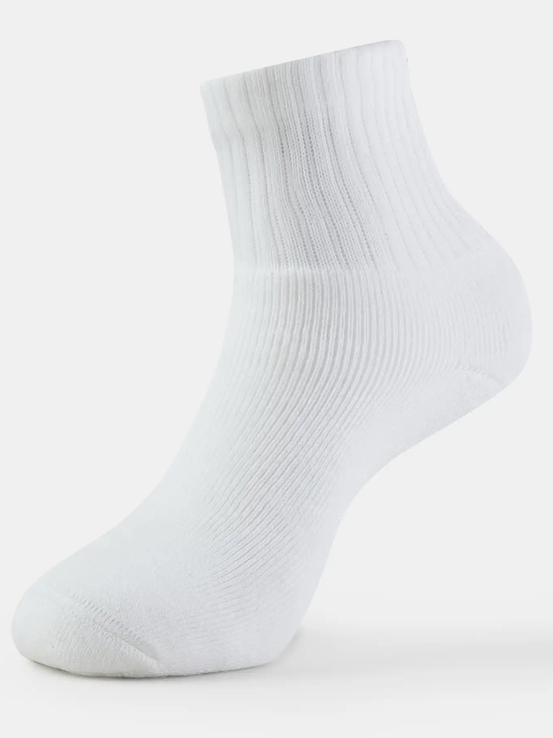 

Jockey Compact Cotton Terry Ankle Length Socks With StayFresh Treatment-7036, White