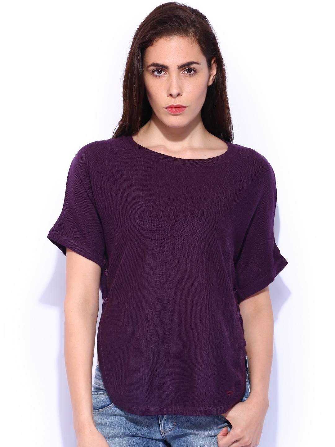

Flying Machine Purple Sweater