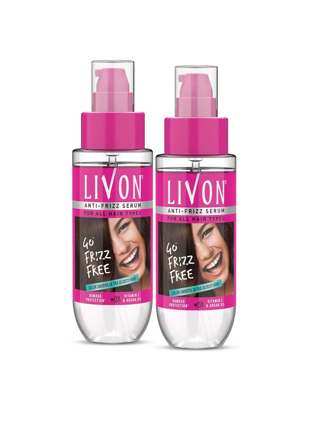 

Livon Set of 2 Hair Serums, White