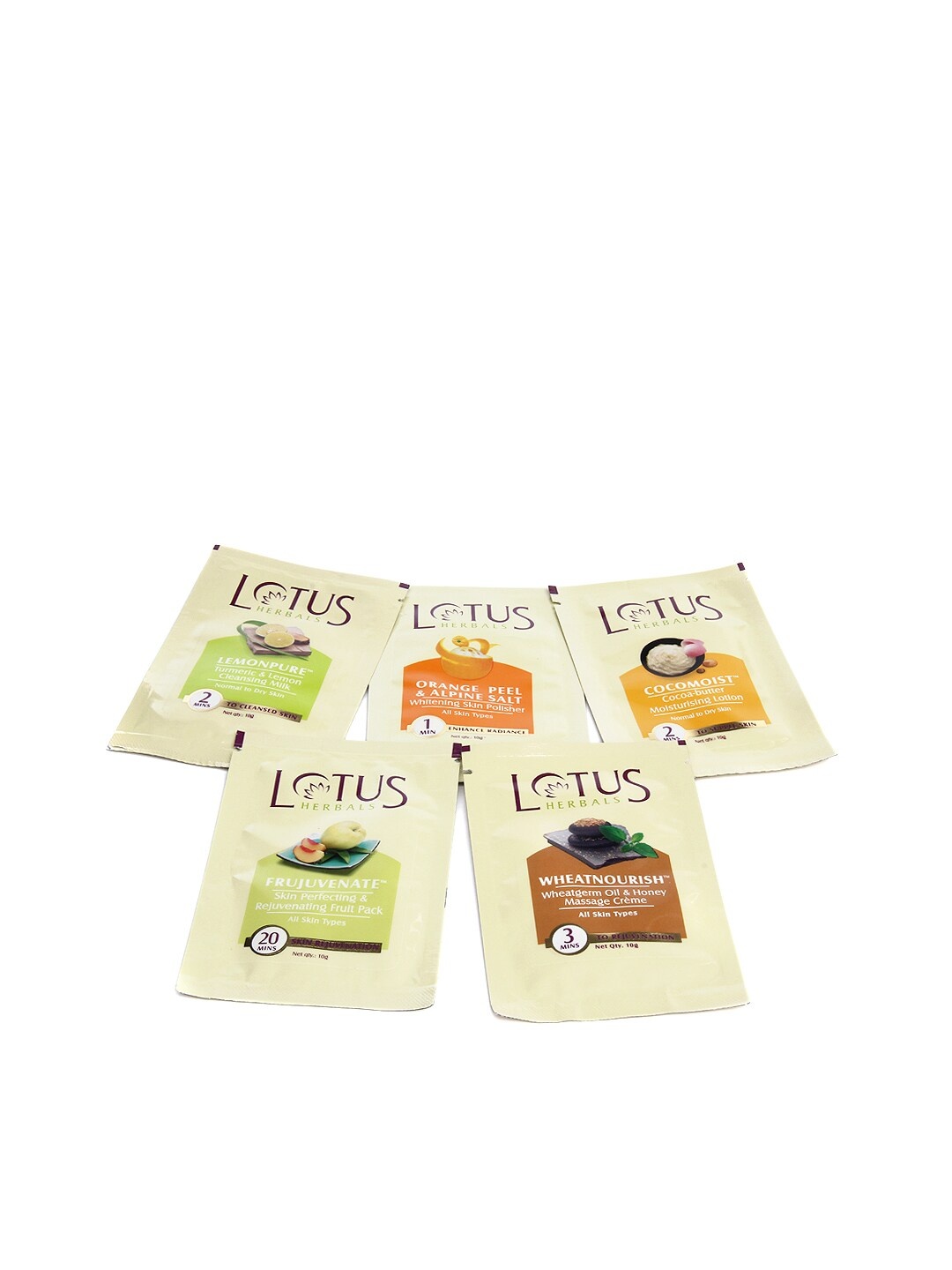 

Lotus Herbals Sustainable Natural GLOW Skin Radiance Facial Kit 50 gm, White